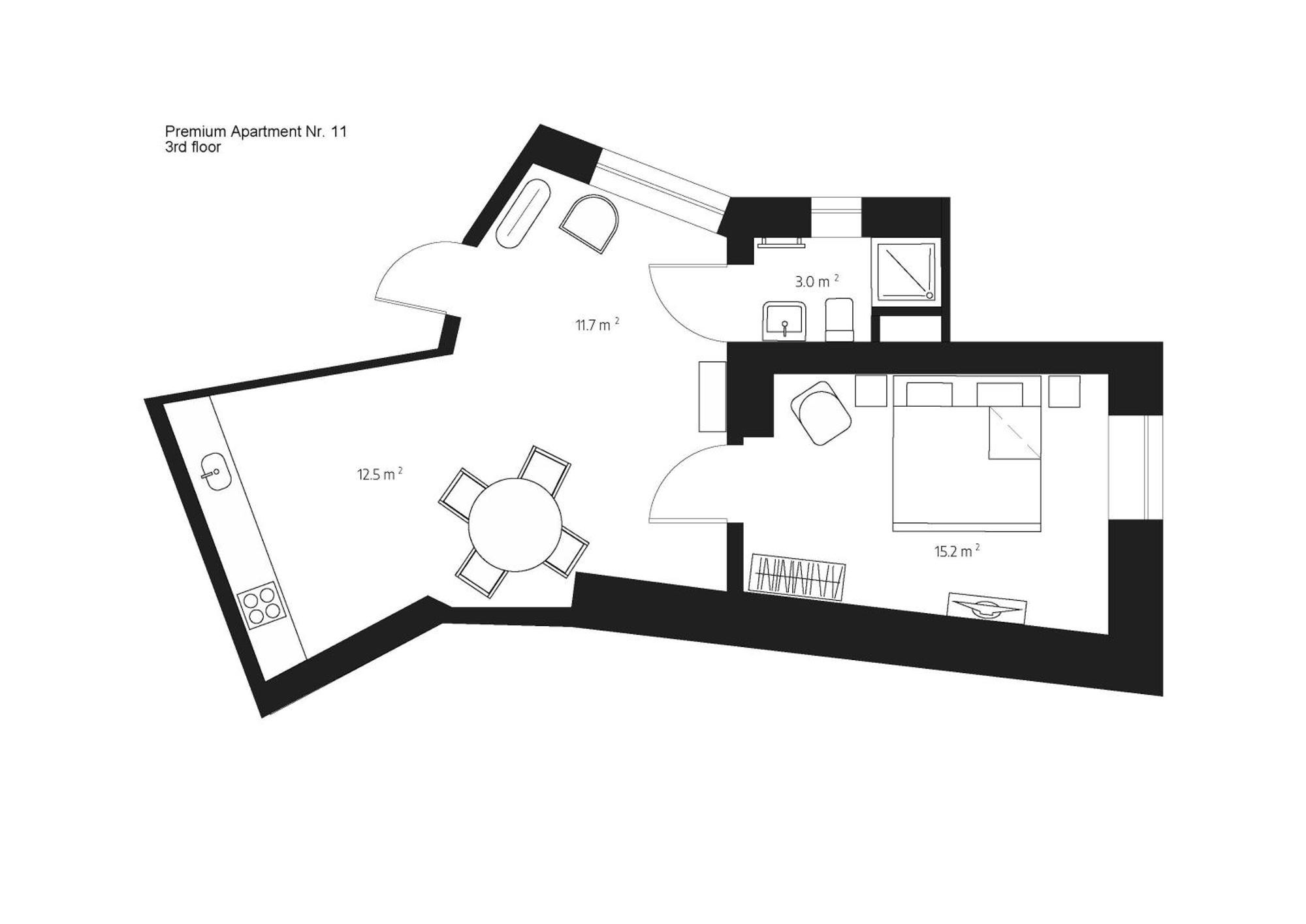 Cēsis Centra Nams - Center Apartments חדר תמונה